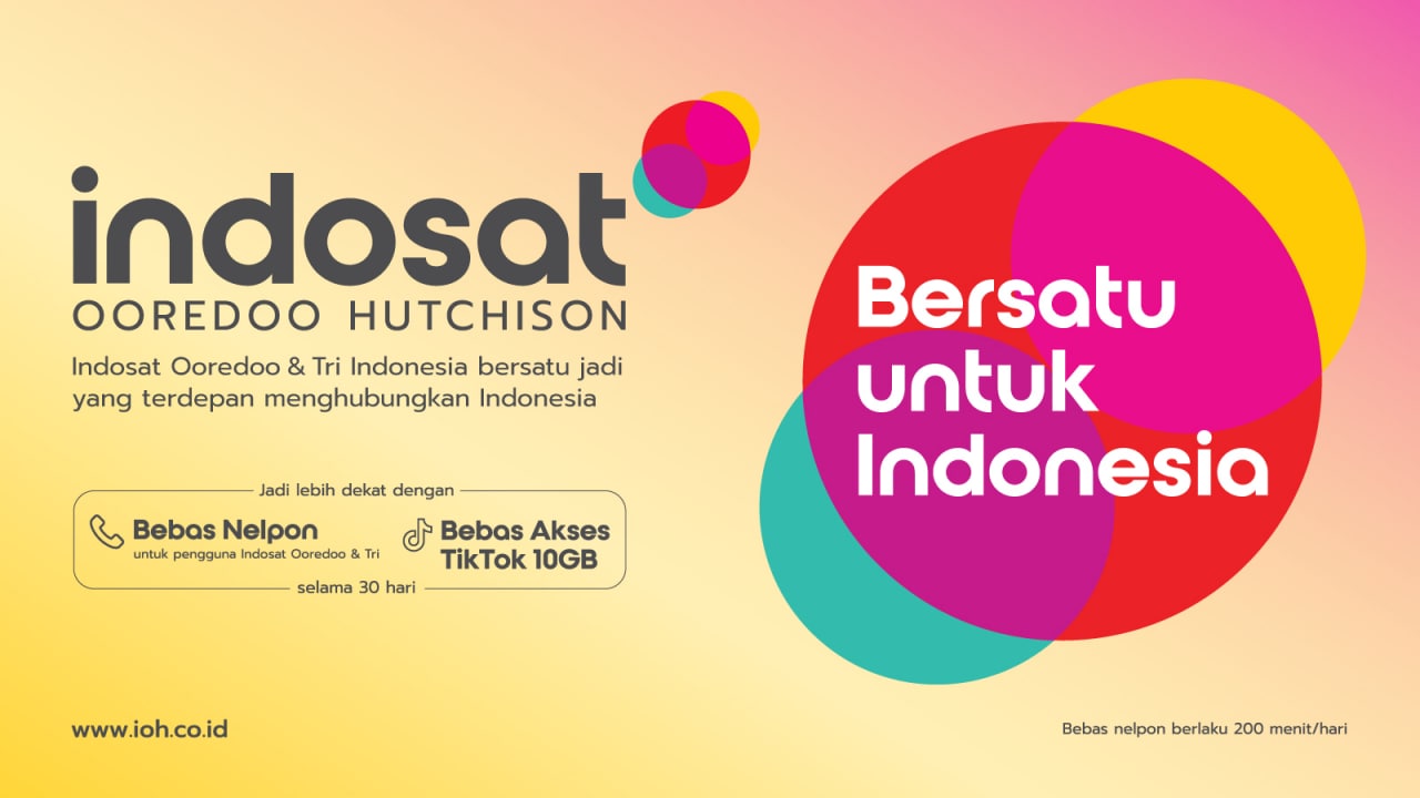 Tri dan Indosat resmi merger 4 Januari 2022